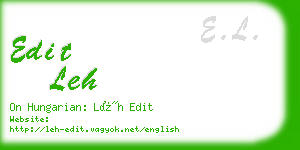 edit leh business card
